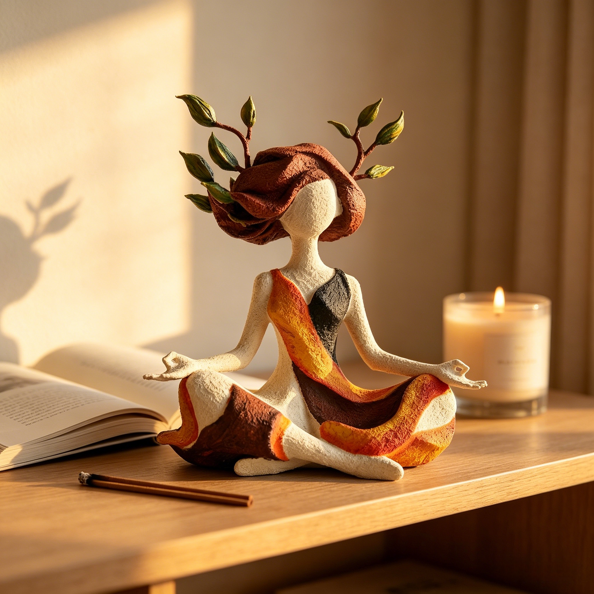 🧘‍♀️🧘‍♀️Serenity Growth | Inner Harmony Sculptural Figurine