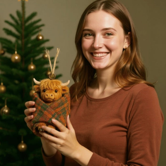 Cozy Wrapped Critters Ornament