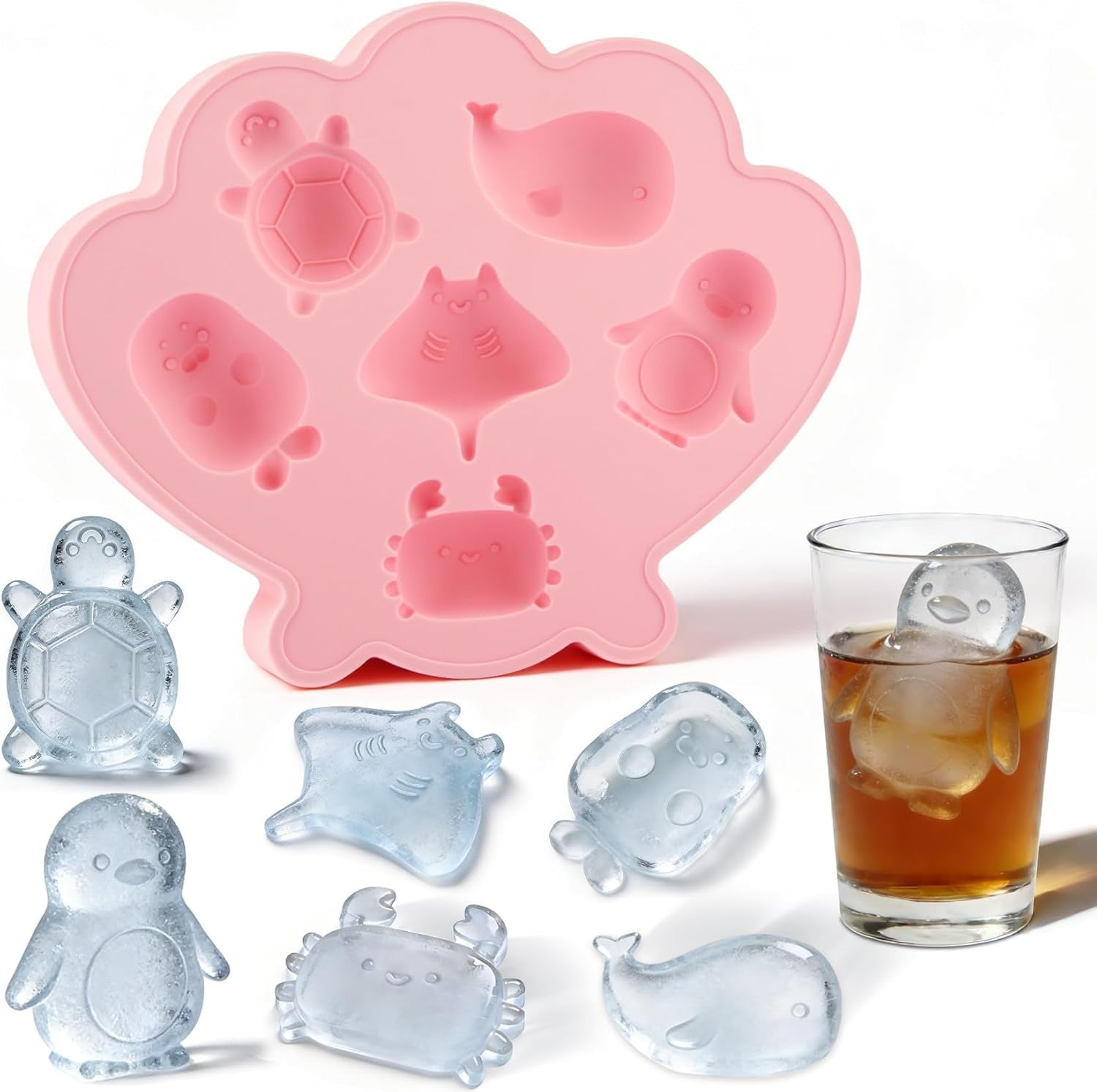 Marine Life Silicone Ice Cube Tray