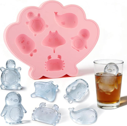 Marine Life Silicone Ice Cube Tray