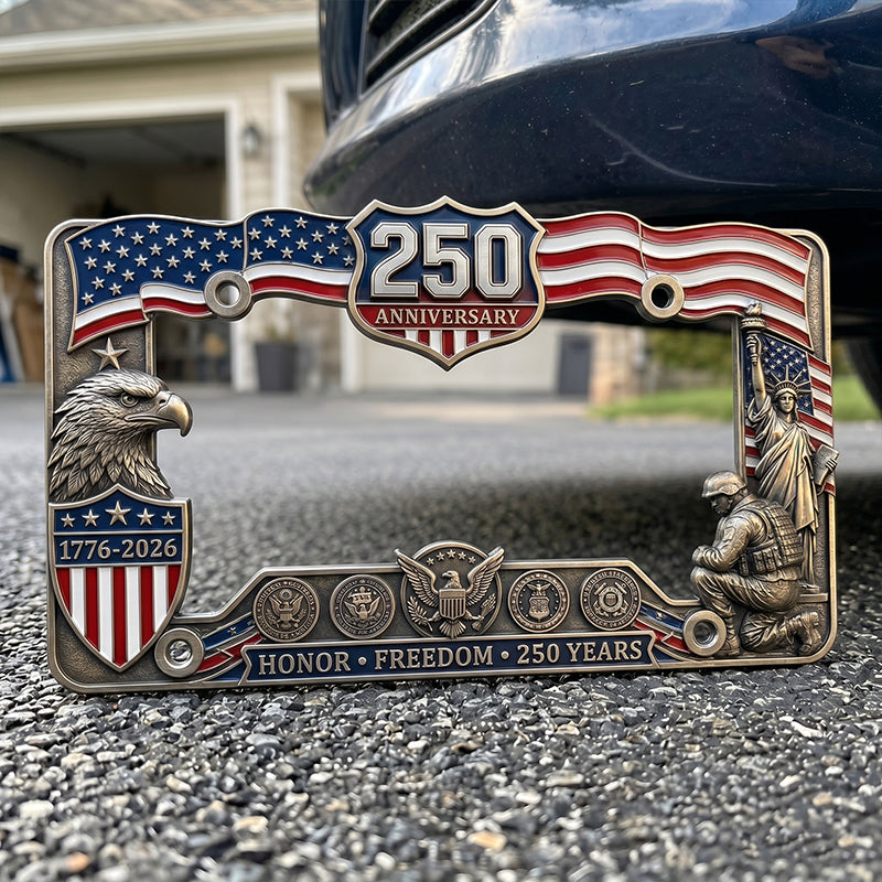 🚗🚗July 4th Gift Hot Sale--Vietnam Veteran Tribute License Plate Frame | Perfect for Front & Rear Use