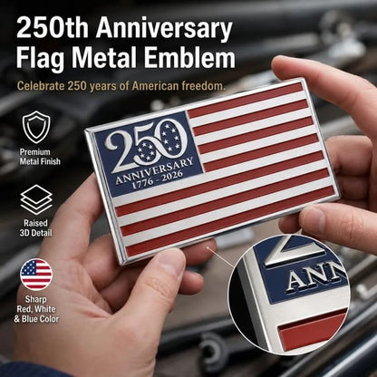 ⚡️Independence Day 50% OFF- ★250th Anniversary Metal Flag Emblem★