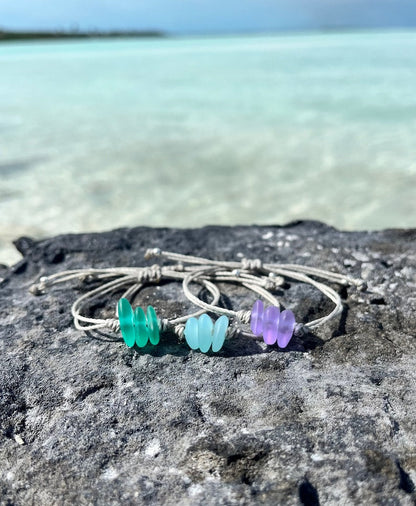 🔥 Black Friday--Soul Sister Sea Glass Bracelet