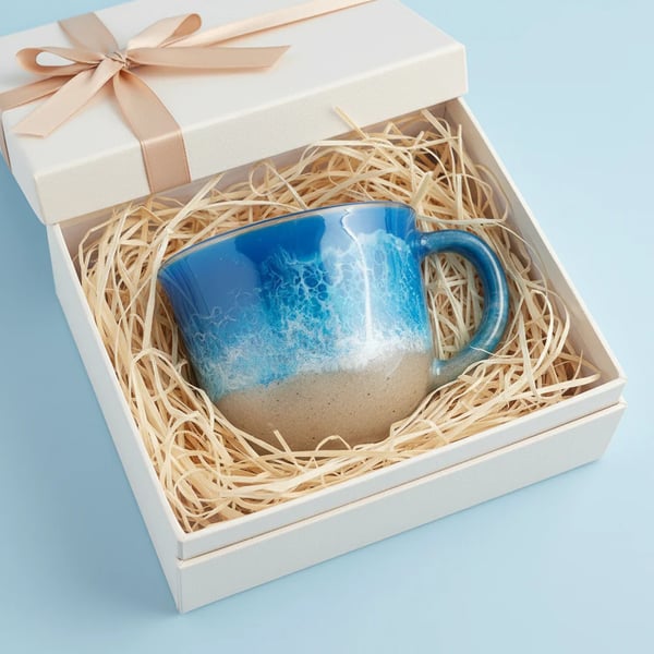 🔥Last Day 50% OFF-🌊Ocean Breeze Glass Mug
