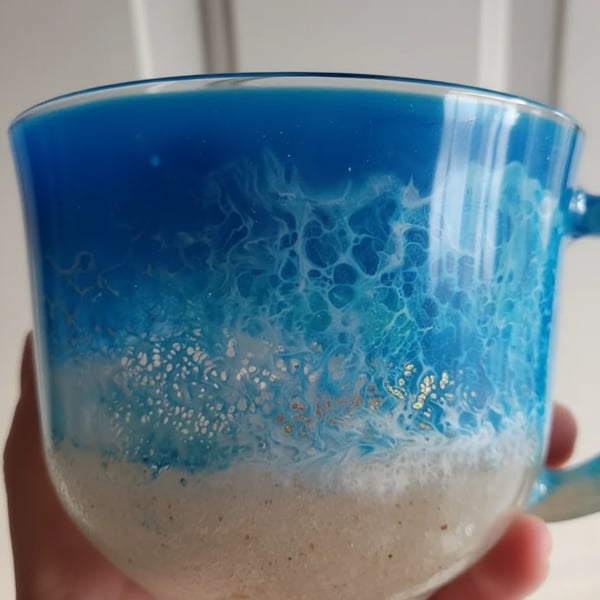 🔥Last Day 50% OFF-🌊Ocean Breeze Glass Mug