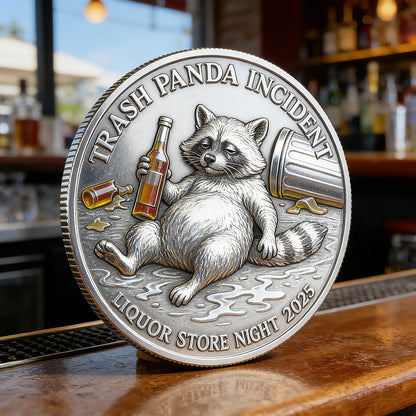 🌲Christmas Gift 50% Off--Trashed Panda Incident Challenge Coin