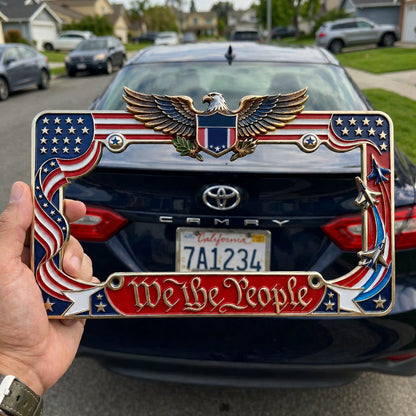 🦅🦅July 4th Gift Hot Sale--250th Anniversary Commemorative License Plate Frame