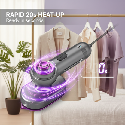 💥LIMITED SALE 69%OFF🔥👕 Portable Garment Steamer – Remove Wrinkles Quickly and Effortlessly ✨