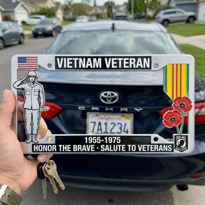 🦅🦅July 4th Gift Hot Sale--250th Anniversary Commemorative License Plate Frame