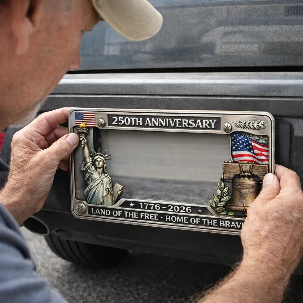 🚗🚗July 4th Gift Hot Sale--Vietnam Veteran Tribute License Plate Frame | Perfect for Front & Rear Use
