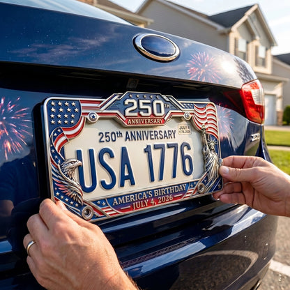 🚗🚗July 4th Gift Hot Sale--Vietnam Veteran Tribute License Plate Frame | Perfect for Front & Rear Use