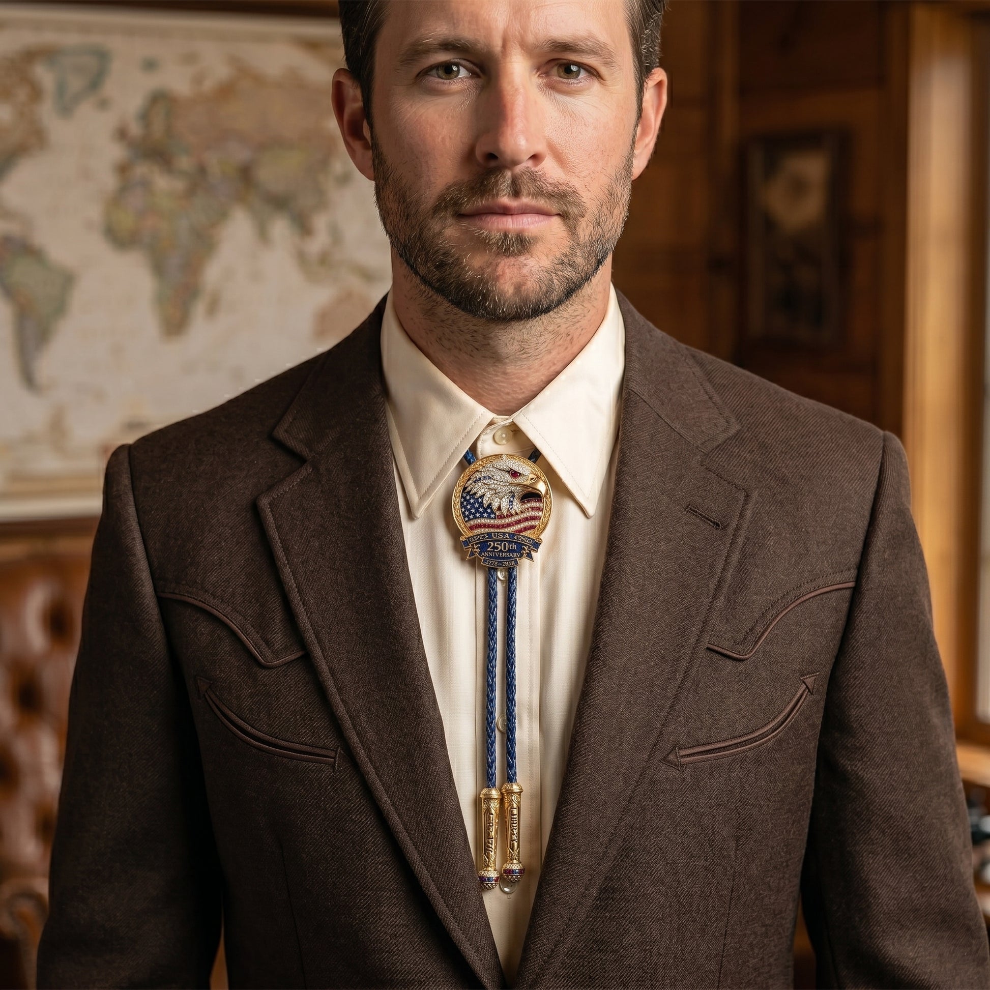 🦅 USA 250th Anniversary Eagle Bolo Tie