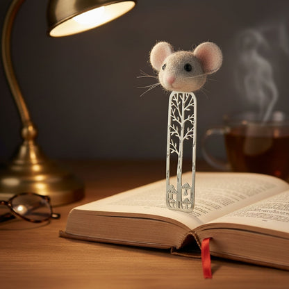Forest Animal Felted Bookmark