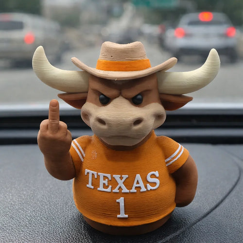 Texas Bull Middle Finger Duck