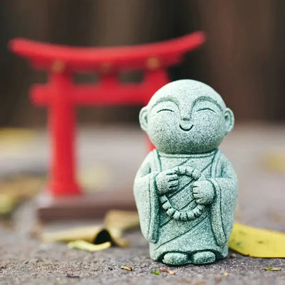 🧘🧘Summer Sale 50% OFF🔥Handcrafted Mini Stone Zen Jizo Statue