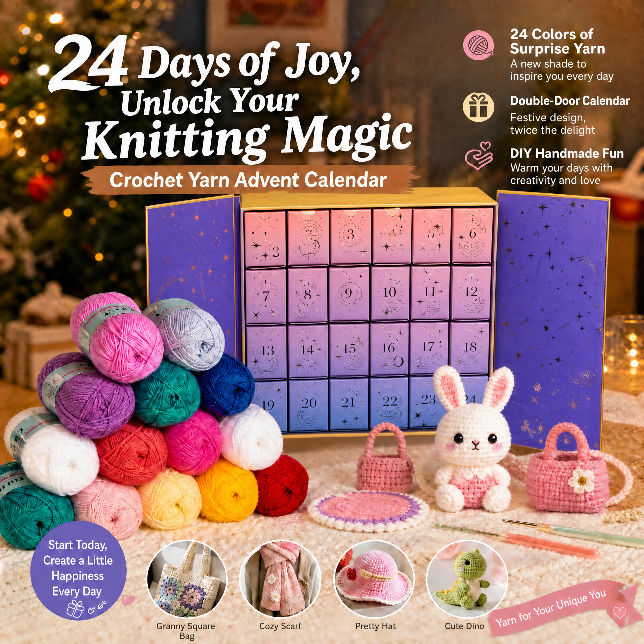 🎅Christmas Limited Release! - 🧵Crochet Advent Calendar 2026🎉