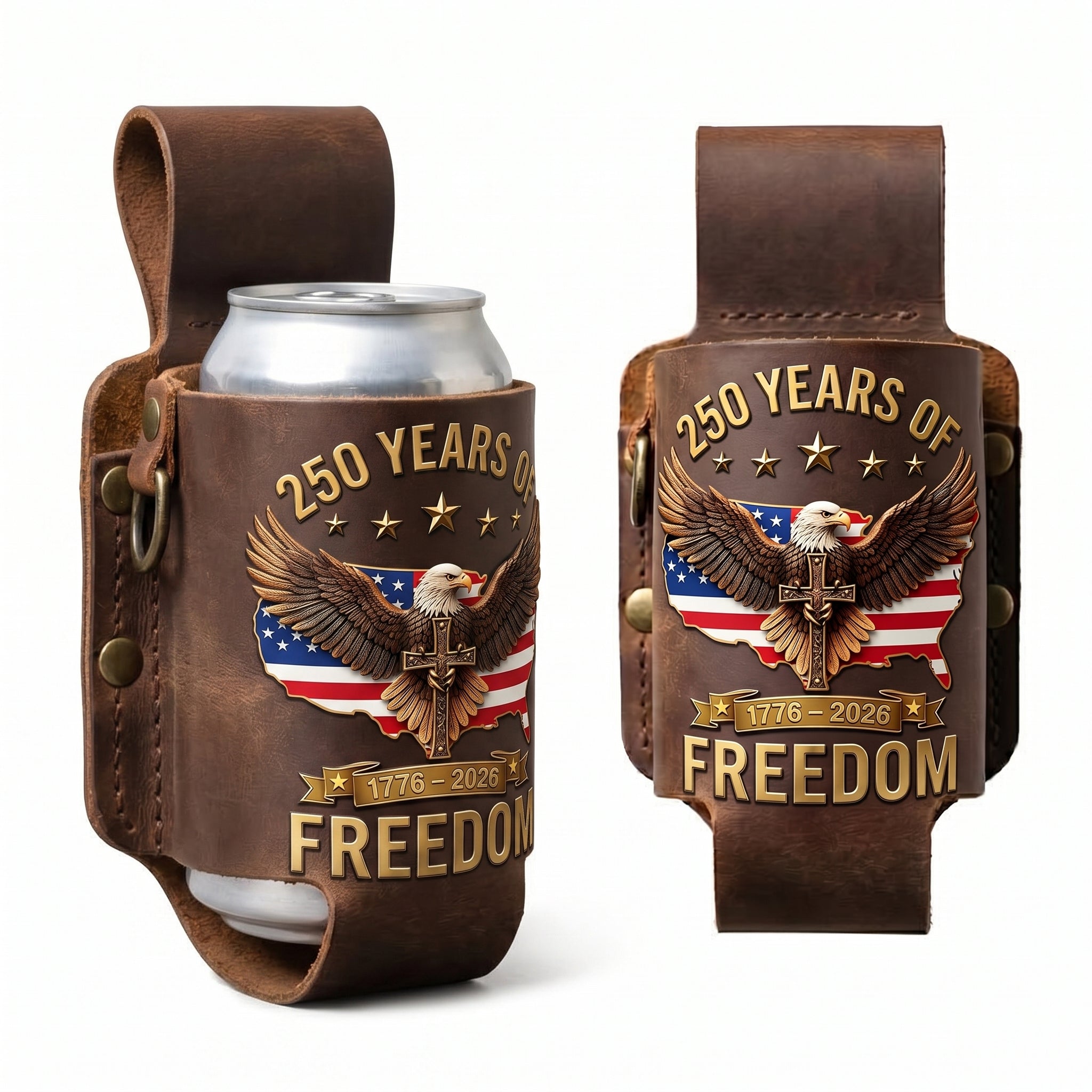 🔥Father's Day Special Offer -- Patriotic 250th Anniversary Beer Sleeve