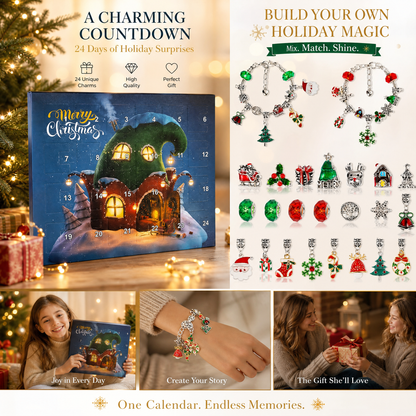 🎄DIY CHRISTMAS ADVENT CALENDAR BRACELETS SET