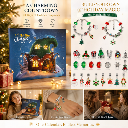 🎄DIY CHRISTMAS ADVENT CALENDAR BRACELETS SET